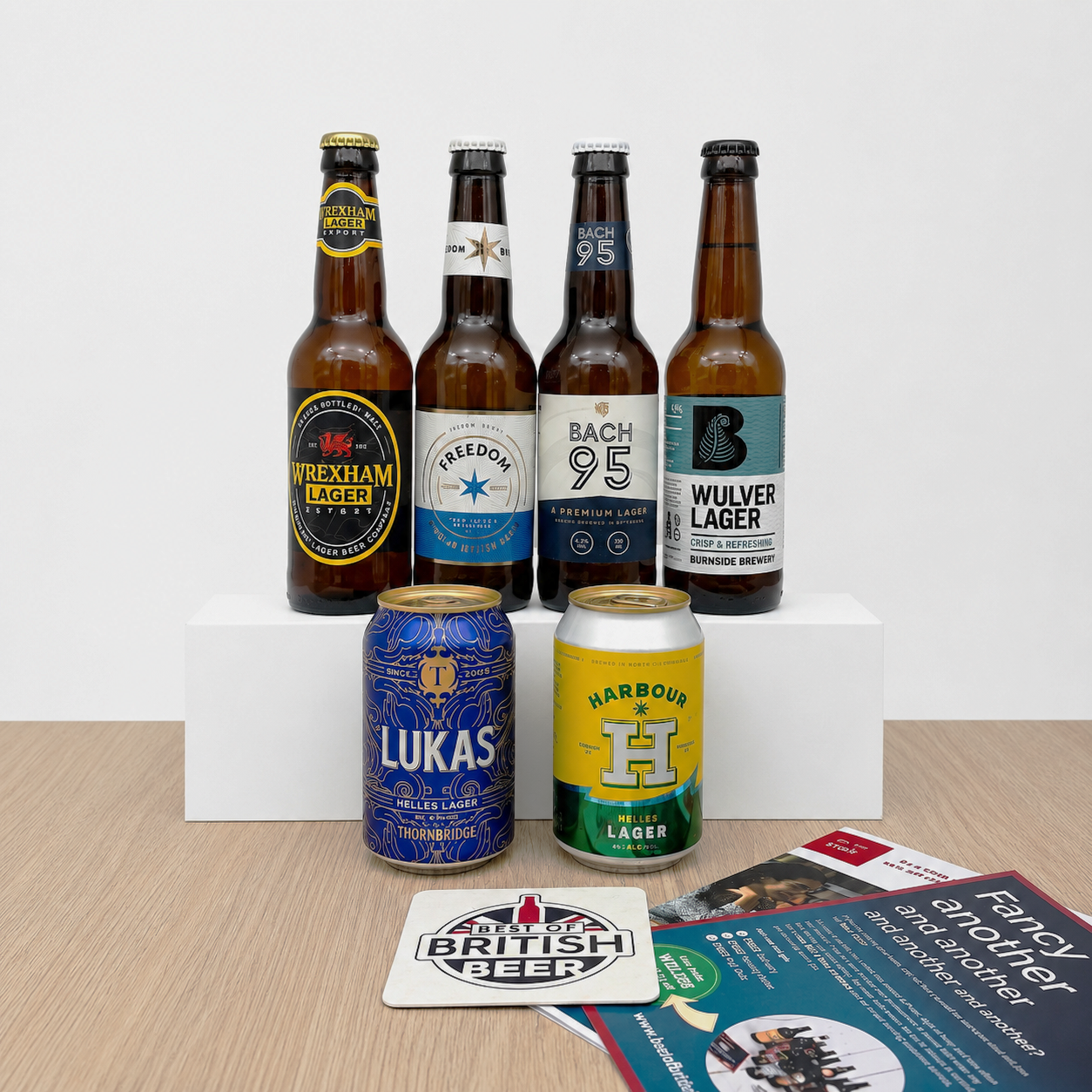 3 Month Lager Club: 6 Lagers Each Month